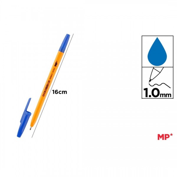 Długopis niebieski 1mm MP
