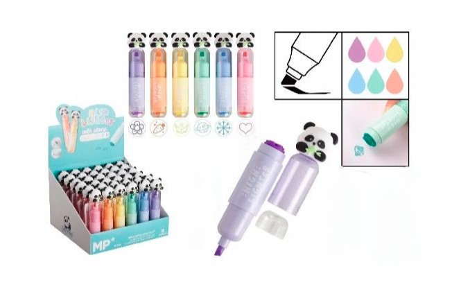 Zakreślacz ze stempelkiem Panda MP