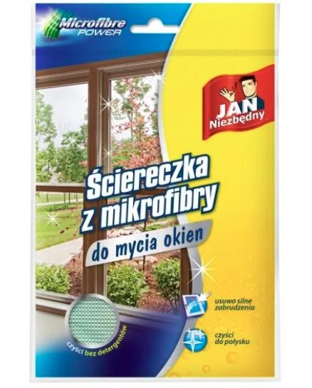 Ściereczki z mikrofibry do mycia okien Jan Niezbędny