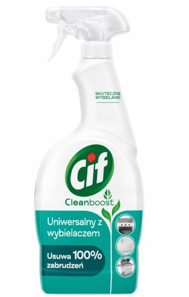 Cif Power & Shine Uniwersalny z wybielaczem spray 750ml