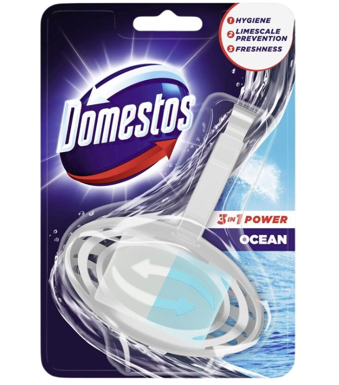 Domestos 3in1 WC kostka 35g z zawieszką Ocean