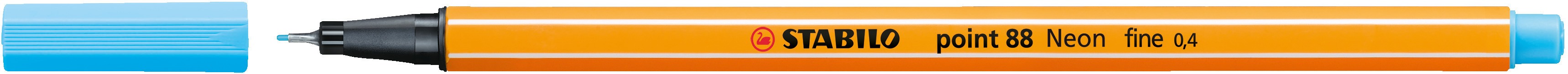 Cienkopis Stabilo Point neon niebieski