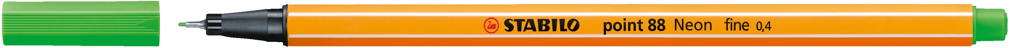Cienkopis Stabilo Point neonowy zielony
