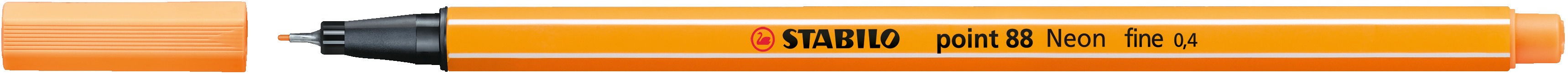 Cienkopis Stabilo Point neonowy pomarańczowy
