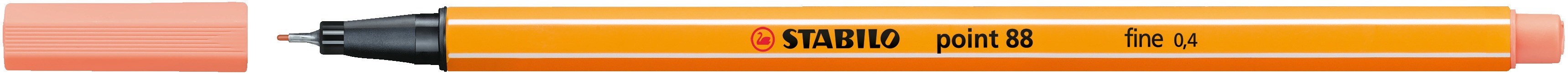 Cienkopis Stabilo Point brzoskwiniowy