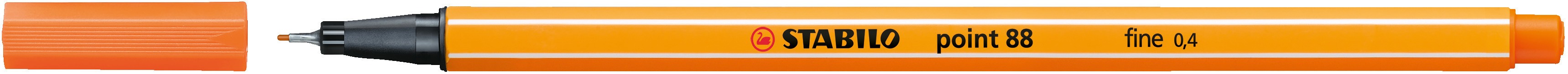 Cienkopis Stabilo Point cynober blady