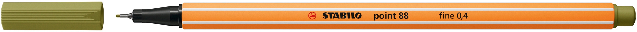 Cienkopis Stabilo Point 88/37 zieleń błotna