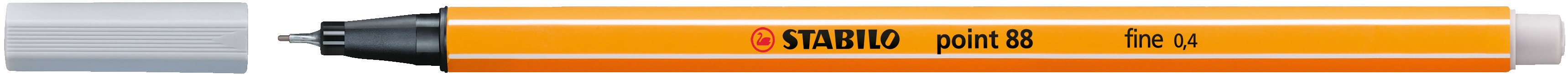 Cienkopis Stabilo Point zimny szary