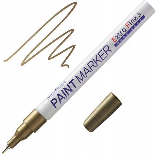 Marker olejowy MunHwa 1mm złoty  260032 (13398)