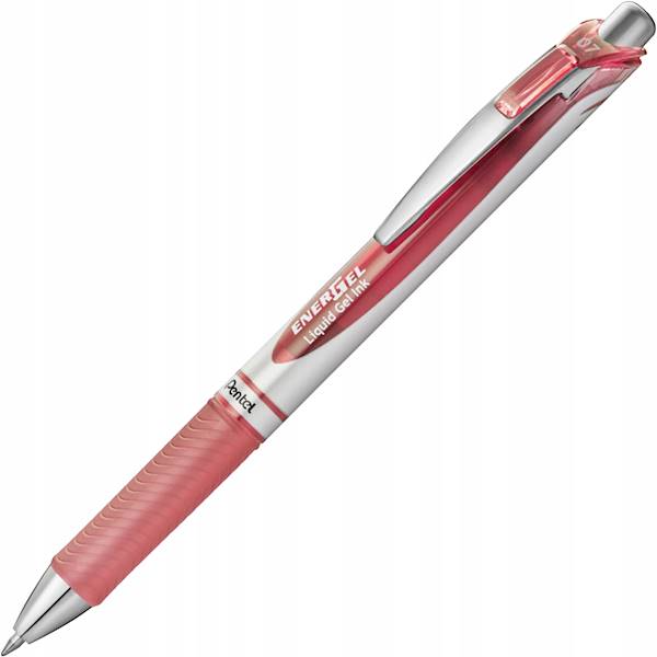 Pióro kulkowe automatyczne Pentel Energel BL77 koralowy róż BL77-P3X (wymienny wkład) 0,7mm