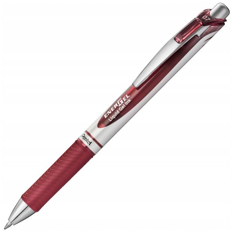 Pióro kulkowe automatyczne Pentel Energel BL77 burgundowe BL77-BGX (wymienny wkład) 0,7mm