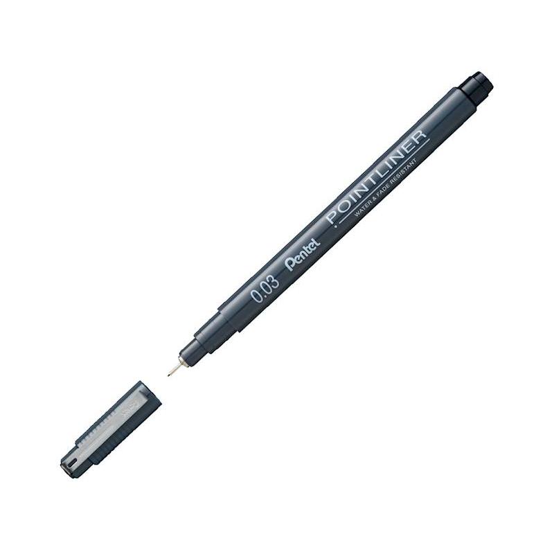 Cienkopis Pointliner 0.03 czarny S20P-03A Pentel