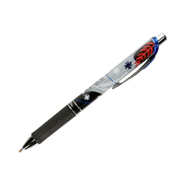 Pióro kulkowe Energel BL77WT (wzór) niebieski wkład 0,7 Pentel