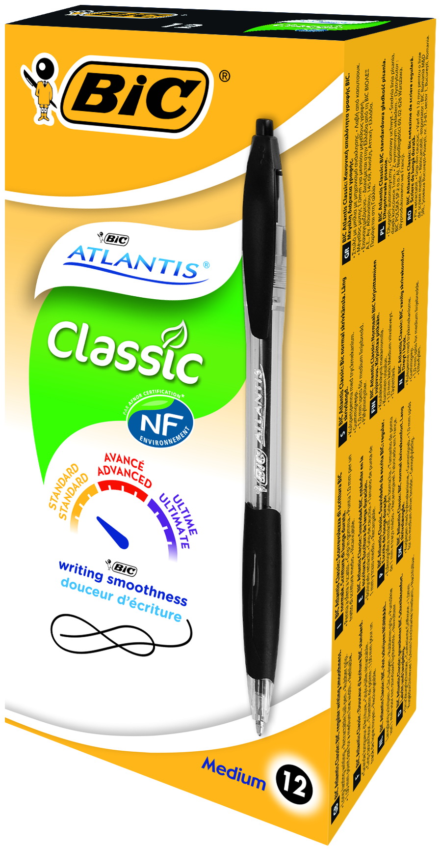 Długopis Bic Atlantis Classic czarny 1szt.