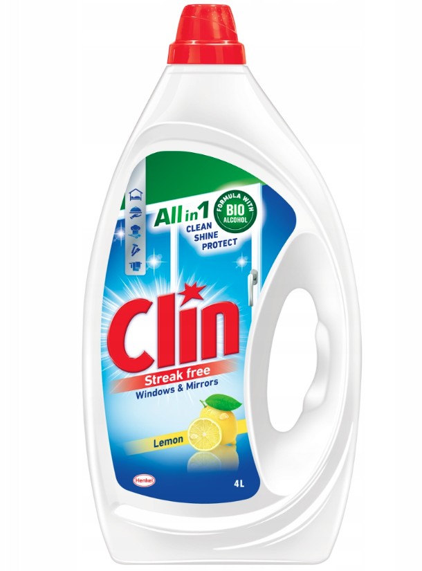 Płyn do szyb CLIN zapas 4l