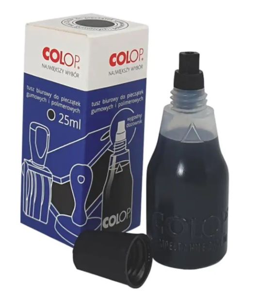 Tusz do stempli Colop 25ml czarny