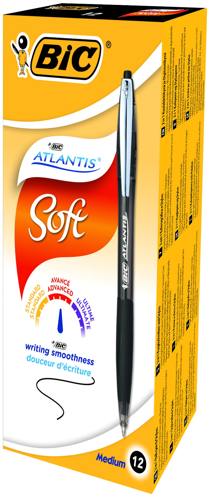 Długopis Bic Atlantis Soft czarny