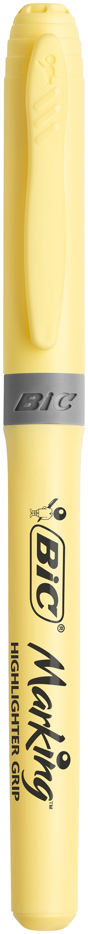 Zakreślacz BIC Highlighter Grip pastel 4szt.