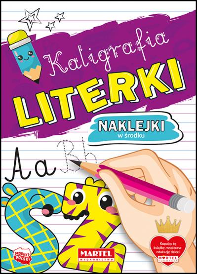 Kaligrafia Literki z naklejkami Martel