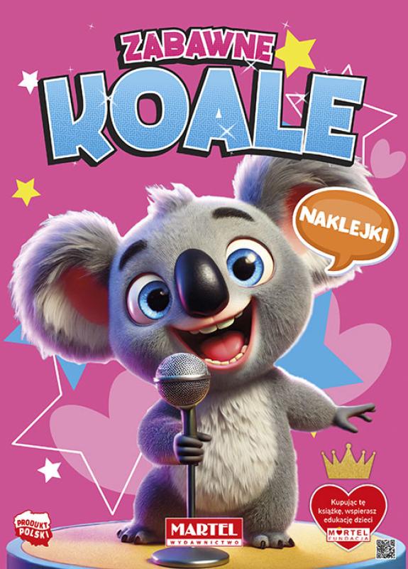 Zabawne koale z naklejkami Martel