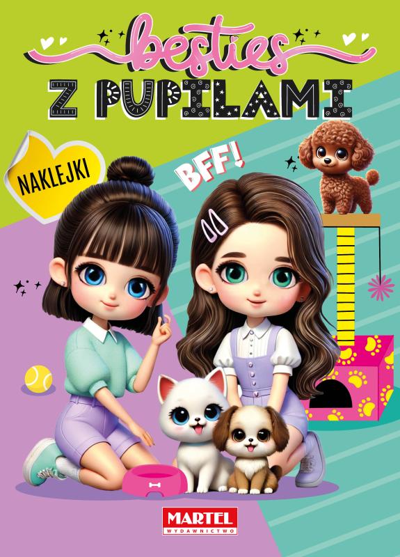 Besties Z pupilami z naklejkami Martel