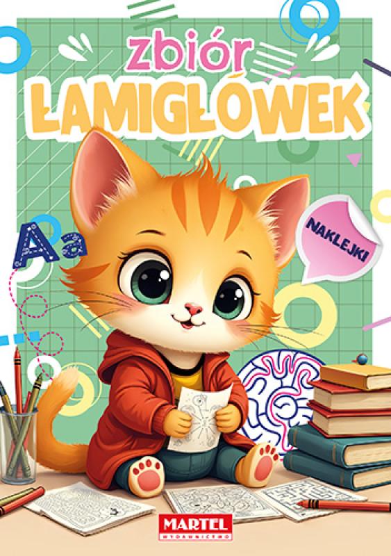 Zbiór łamigłówek z naklejkami Martel