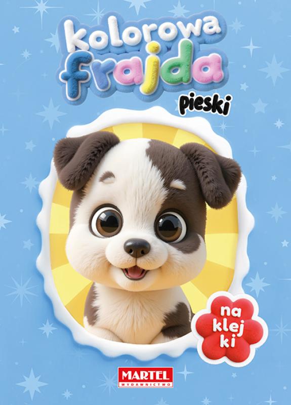 Kolorowa frajda Pieski z naklejkami Martel