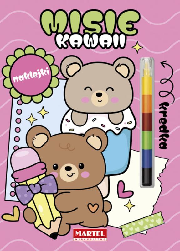 Modułowa kredka. Kawaii Jednorożce z naklejkami Martel