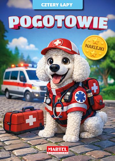 Cztery łapy - Pogotowie z naklejkami Martel