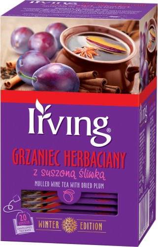 Herbata Irving grzaniec śliwka 20kop