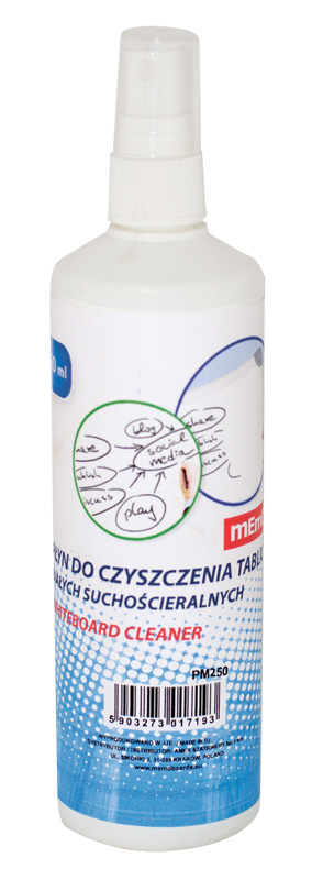 Płyn do czyszczenia tablic 250ml Memoboards Amex
