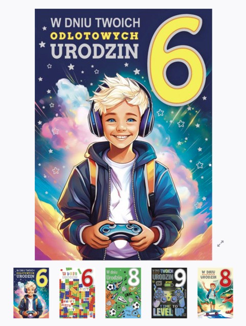 Kartka B6GE Exclusive z gąbką Polmak (B6GE)