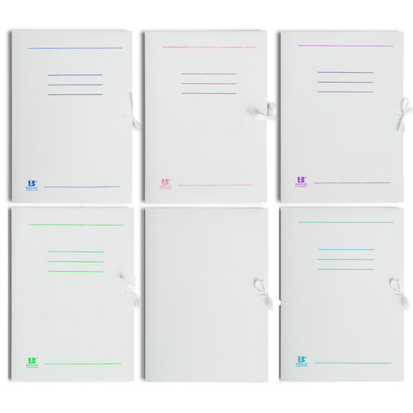 Teczka wiązana A4 400g 1szt. Barbara bezkwasowa biała