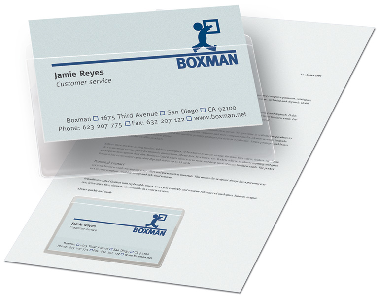 Kieszeń samop. na wizyt. 105x60 (10) 3L 10116