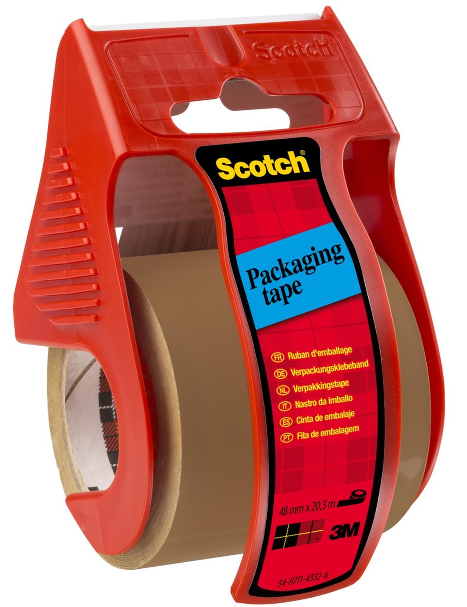Mini-Dyspenser 3M Scotch® z taśmą pakową Scotch 48mm x 20,3m
