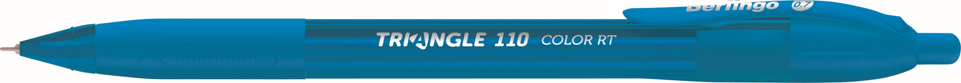 Długopis automatyczny Berlingo Triangle 110RT Color niebieski 0,7mm