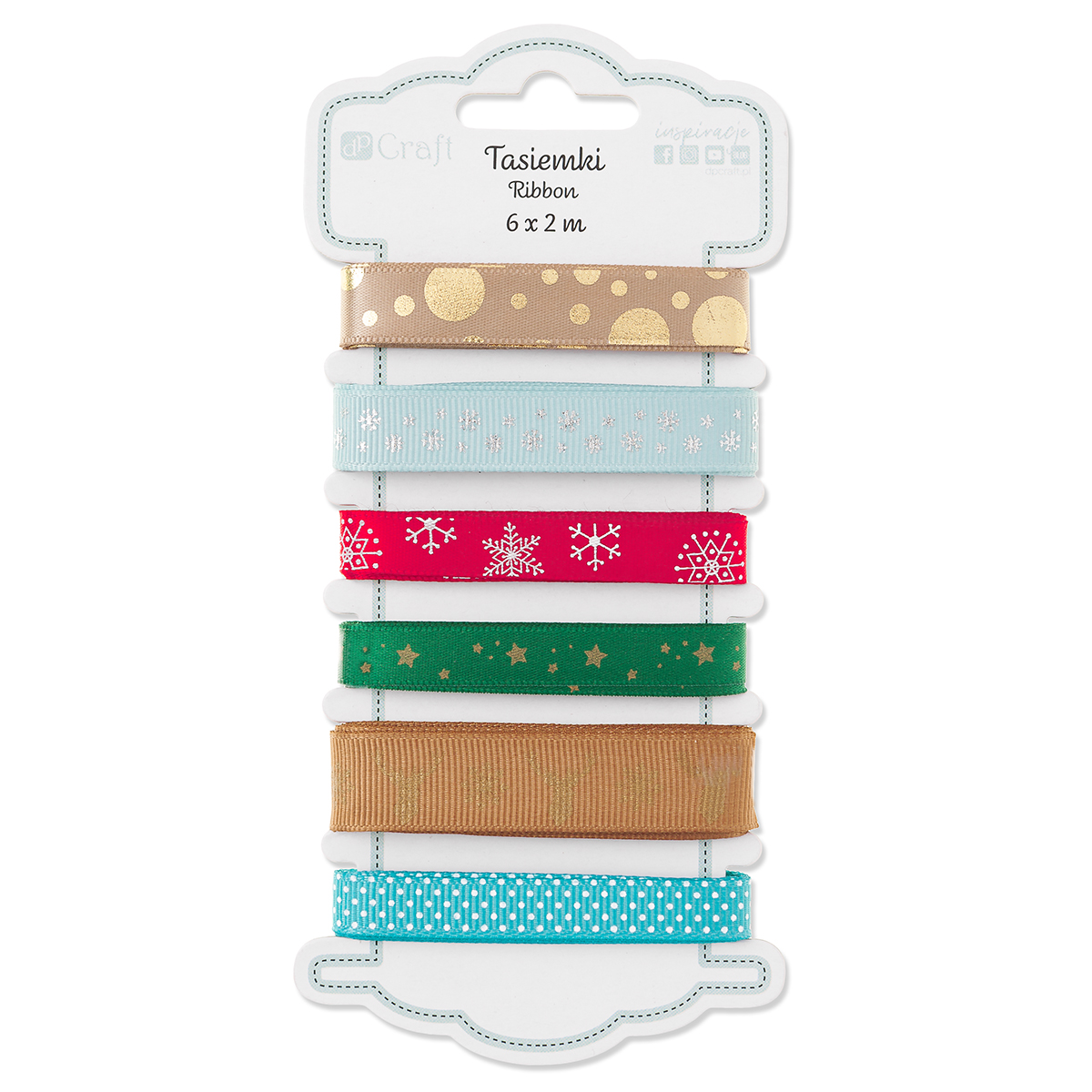 Tasiemki 6x2m Lovable Christmas DPTA-079 Dalprint