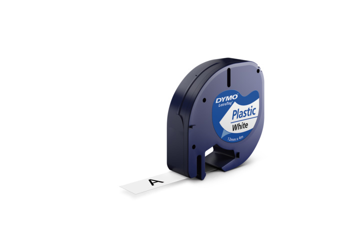 Taśma Dymo Letratag plastikowa 12 mm x 4 m - S0721560 - 59422 biała