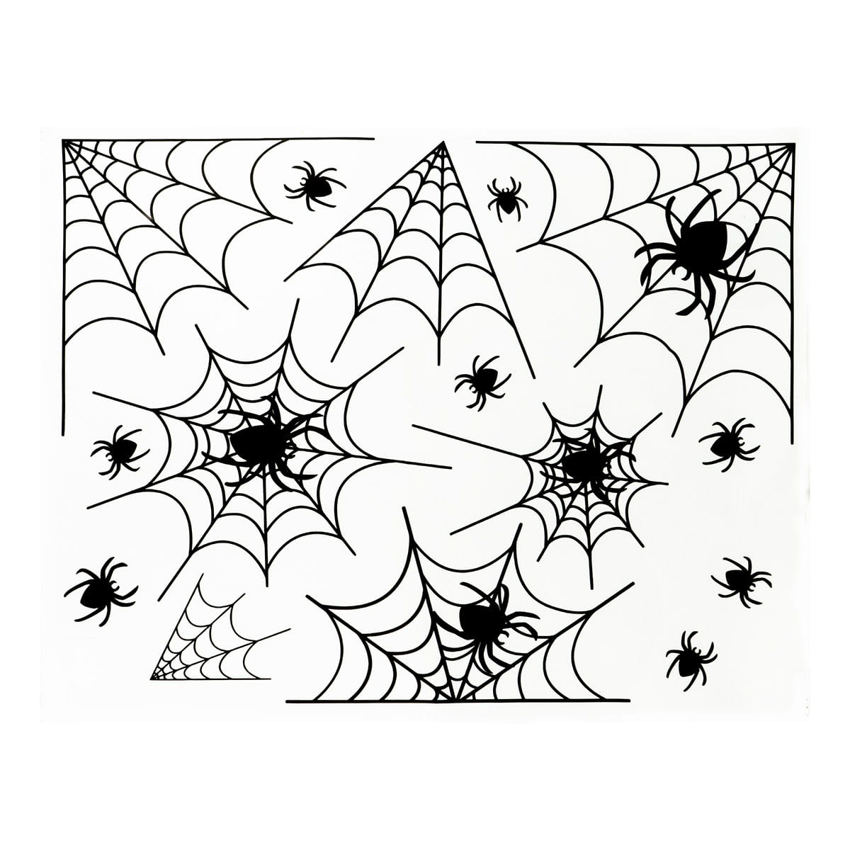 Dekoracja elektrostatyczna - pajęczyna Halloween HA5050 Arpex