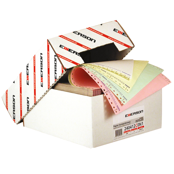 Papier komputerowy 240x6 2 kolory Emerson