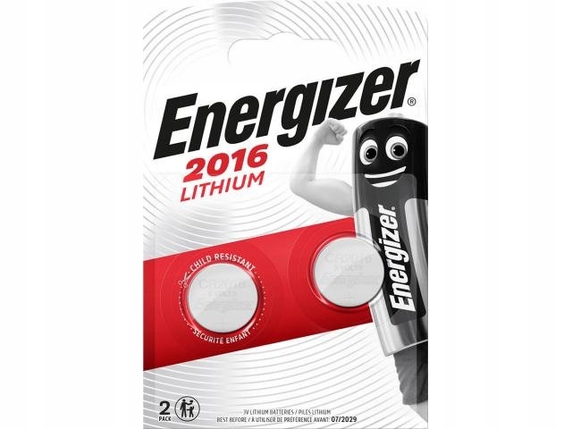 Bateria Energizer litowa CR2016 (2 szt.) blister