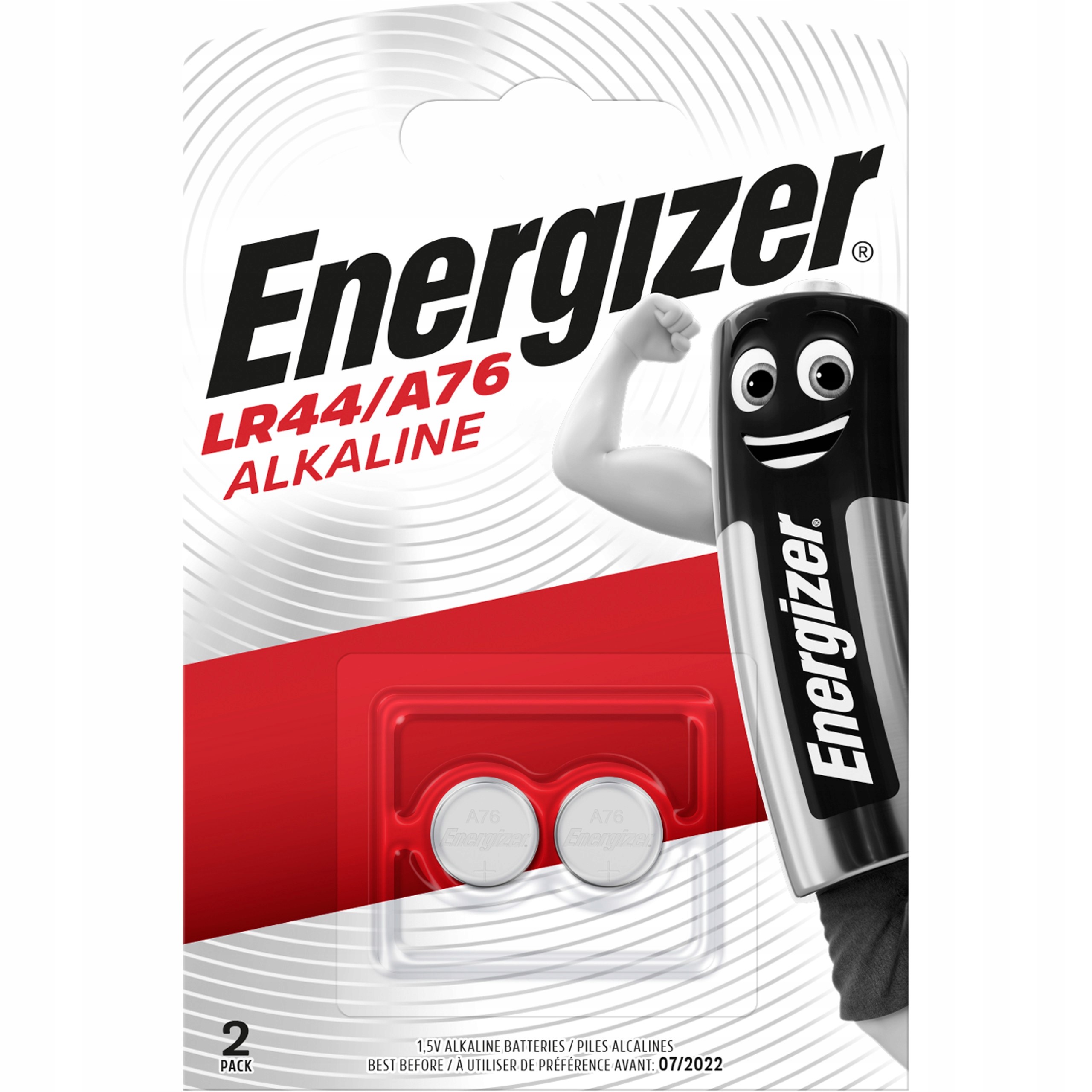 Bateria Energizer specjalistyczna LR44 A76 FSB ( 2szt)