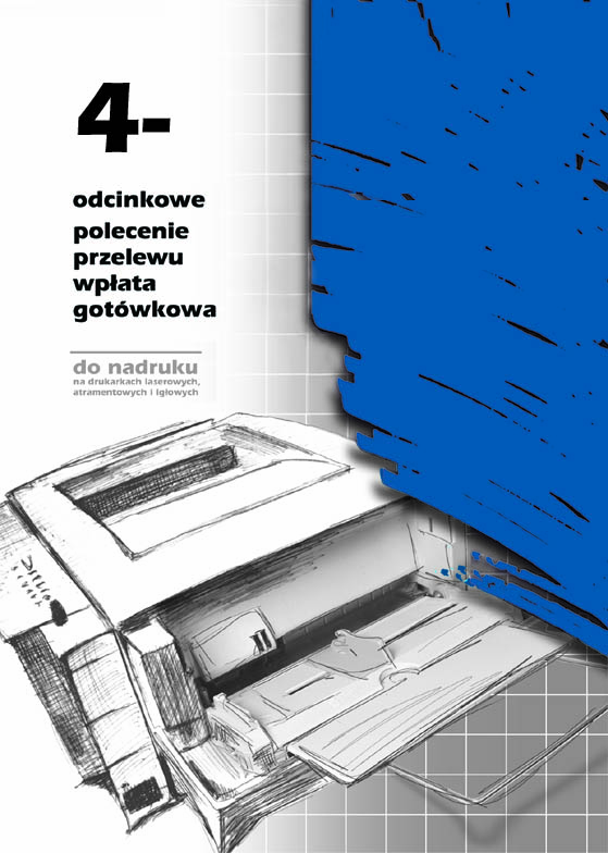 4-odcinkowe polecenie przelewu - wpłata gotówkowa MiP F-112-2 A4