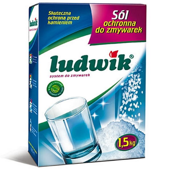 Sól do zmywarek Ludwik 1,5 KG
