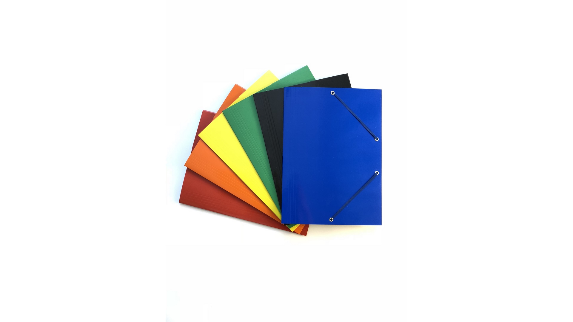 Teczka z gumką A4 lakierowana 400g. pomarańczowa ARO