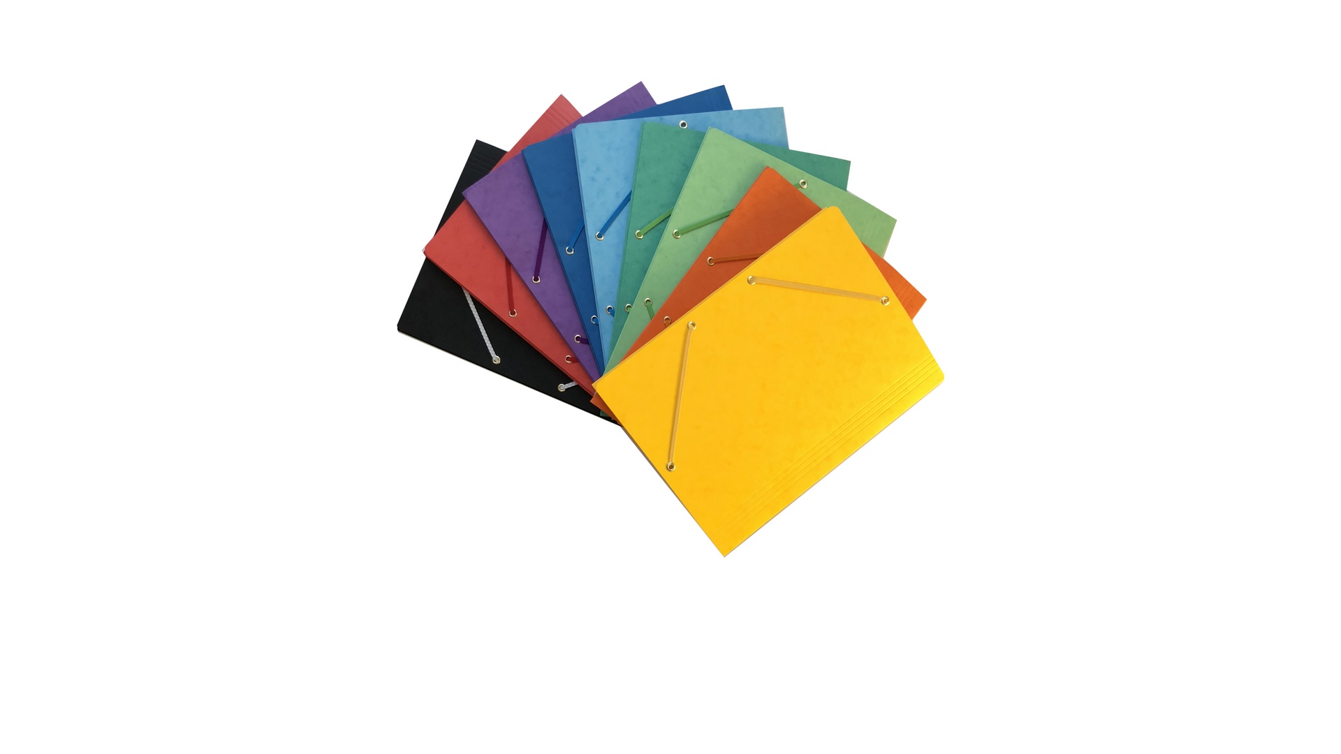 Teczka z gumką preszpanowa jasno zielona Aro