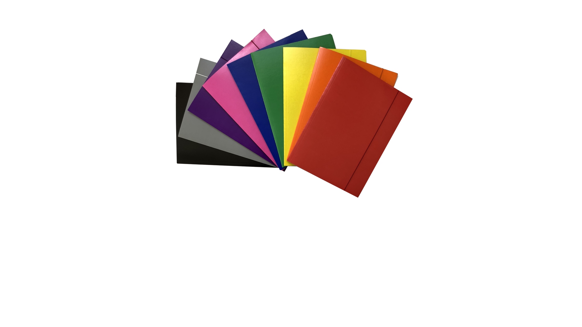 Teczka z gumką A4 lakierowana 320g. czerwona ARO