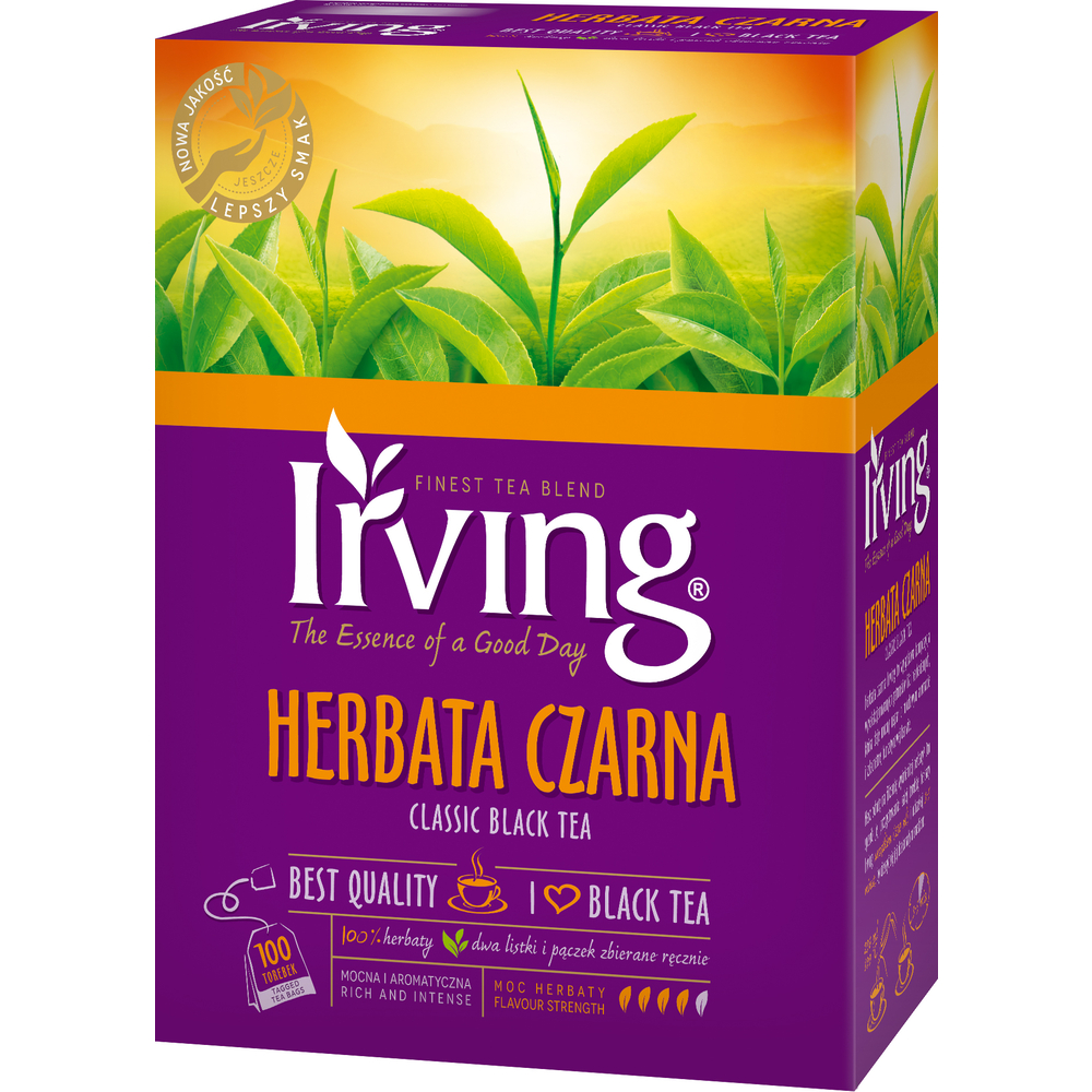 Herbata Irving czarna 100 torebek