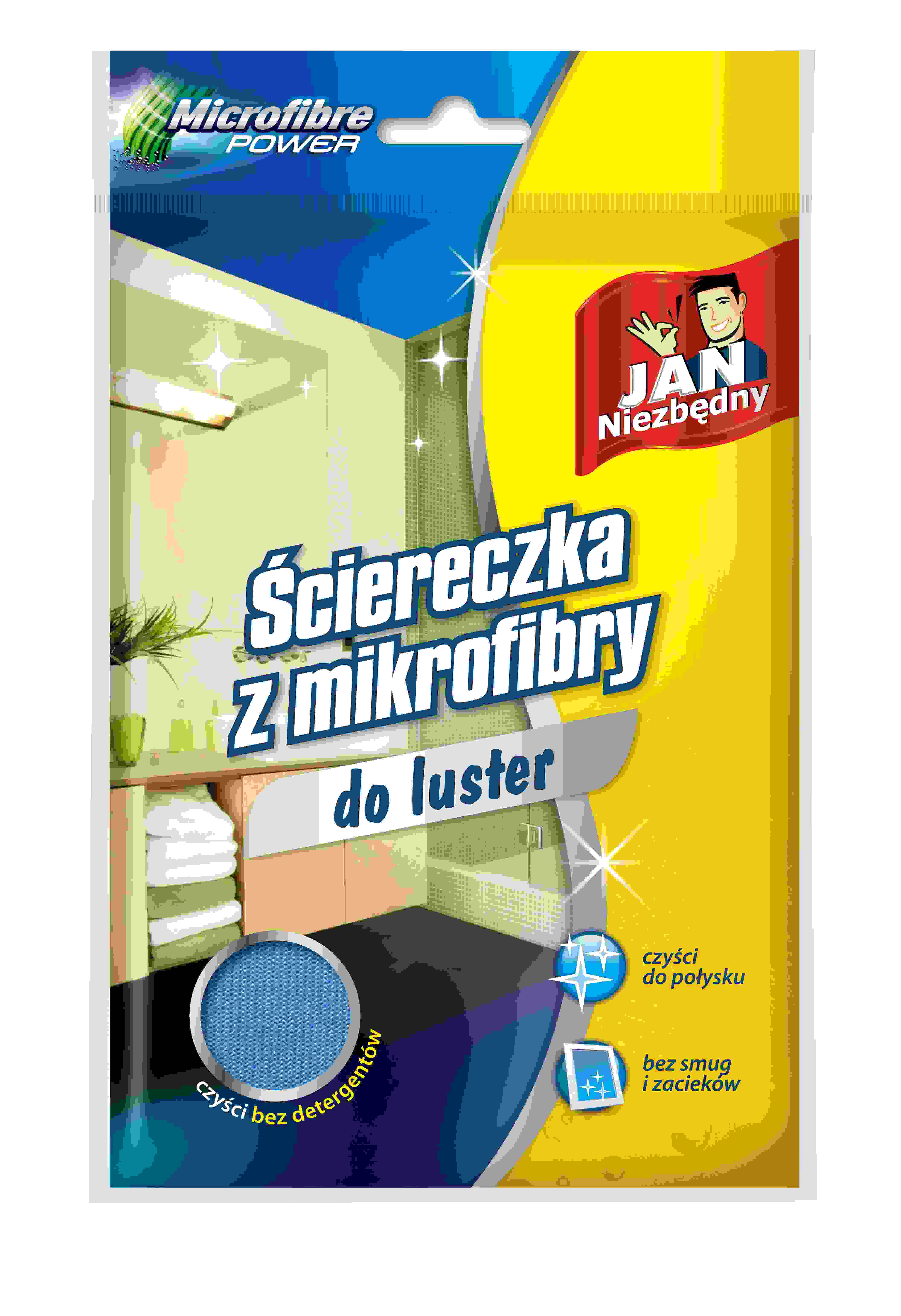 Ściereczki z mikrofibry (1) do luster JN