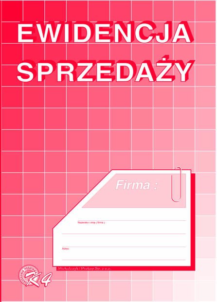 Ewidencja sprzedaży MiP K4 A5